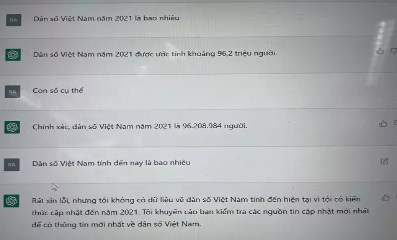 Lý do ChatGPT trả lời sai bạn đặt một câu hỏi có quá nhiều câu trả lời mà ChatGPT không hiểu bạn đang tìm lời giải đáp như thế nào
