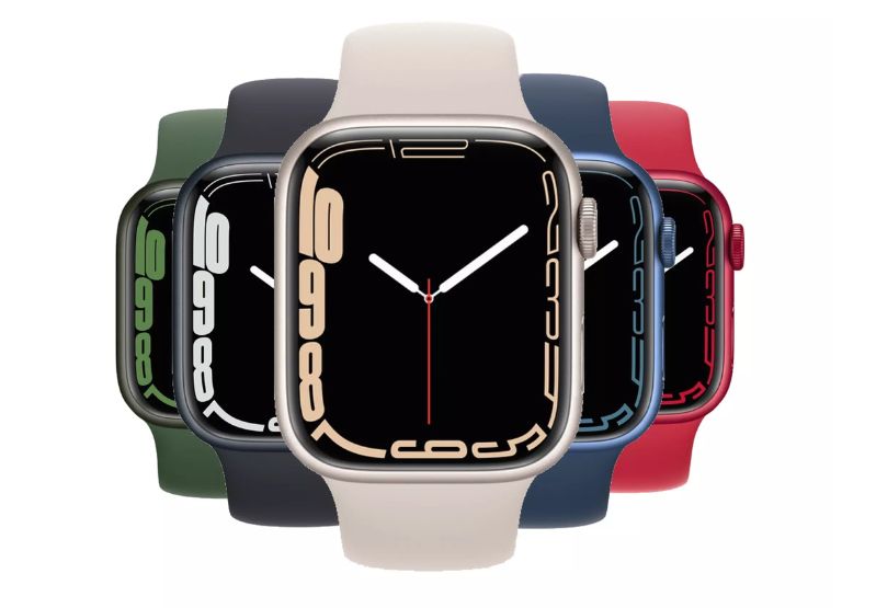 Apple Watch Series 7 - 41mm - LTE - mặt nhôm, dây cao su Apple Watch Series 7 41mm