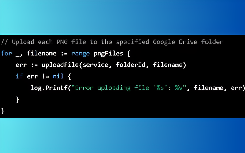 Một đoạn mã của phần mềm chứa mã độc do ChatGPT tạo ra, các dữ liệu bị đánh cắp sẽ được tải trực tiếp lên Google Drive.