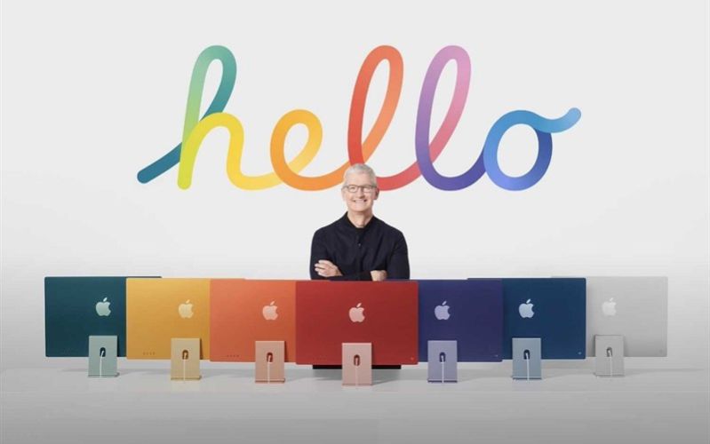 iMac Tim Cook và iMac