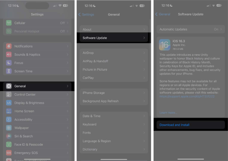 Cập nhật iPhone của bạn