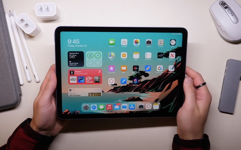 iPad Air 4 cũ hỗ trợ dùng cùng nhiều thiết bị