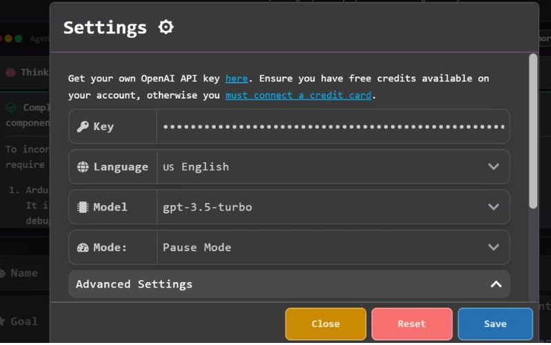 Cài đặt AgentGPT
