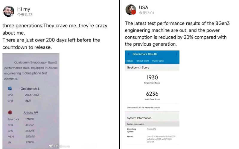 Thông tin được rò rĩ trên Weibo