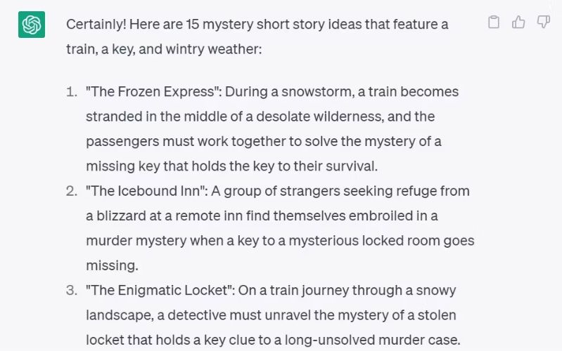 Tạo ý tưởng câu chuyện