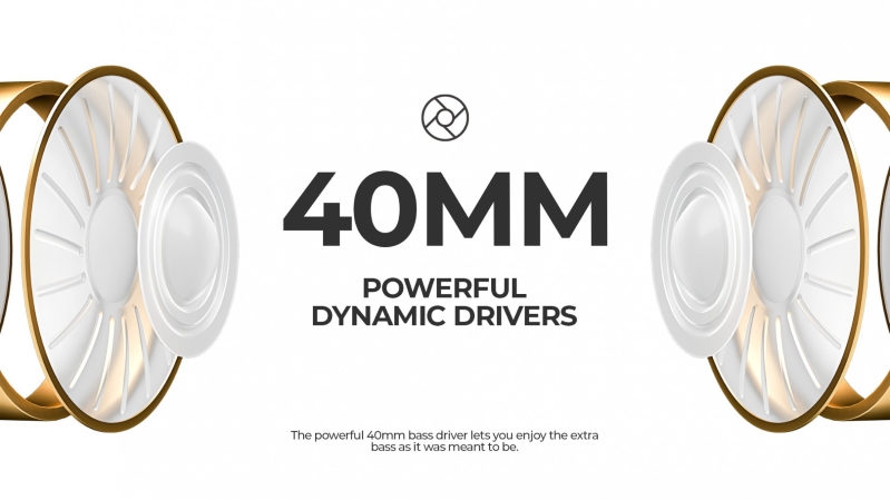 Tai nghe chụp tai Havit H2590BT Pro Cấu hình 40mm Powerful Dynamic Drivers hiện đại