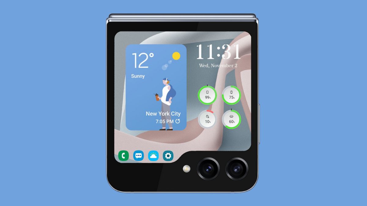 Samsung Galaxy Z Flip5hé lộ thiết kế chính thức