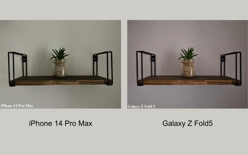 so kè camera giữa Galaxy Z Fold5 và iPhone 14 Pro Max