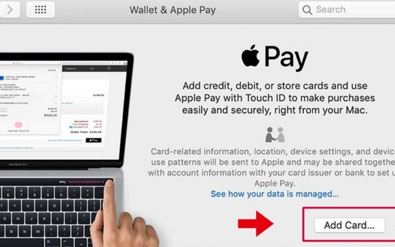 Cách cài đặt Apple Pay trên MacBook
