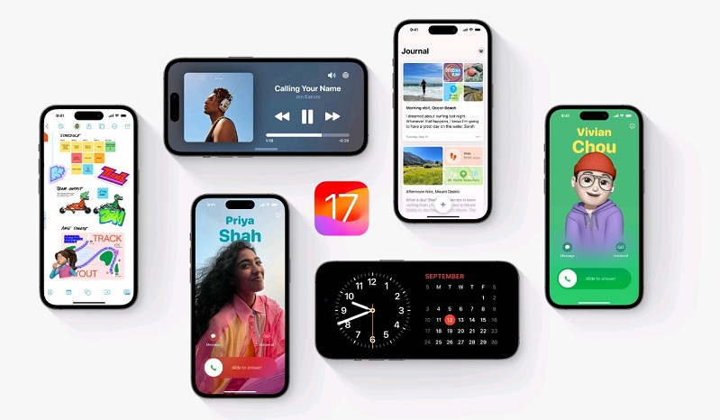 iPhone 15 khởi chạy ở hệ điều hành iOS 17