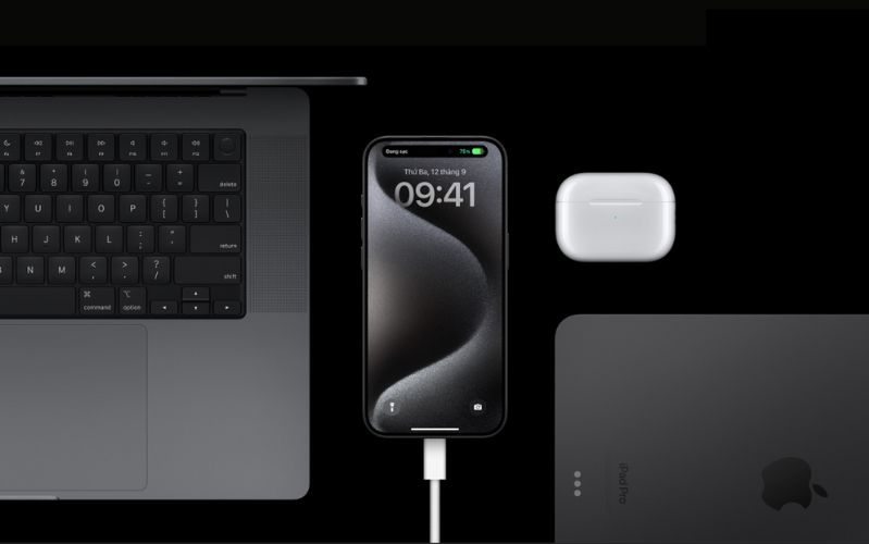 iPhone 15 Pro 1TB Khả năng kết nối vô hạn