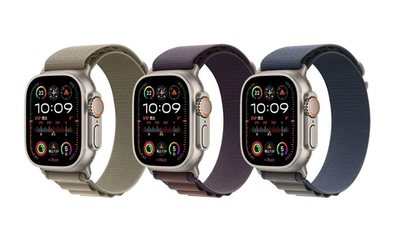 Apple Watch Ultra 2 - 49mm - LTE - mặt Titanium dây Alpine Độc đáo với 3 tùy chọn màu sắc mới