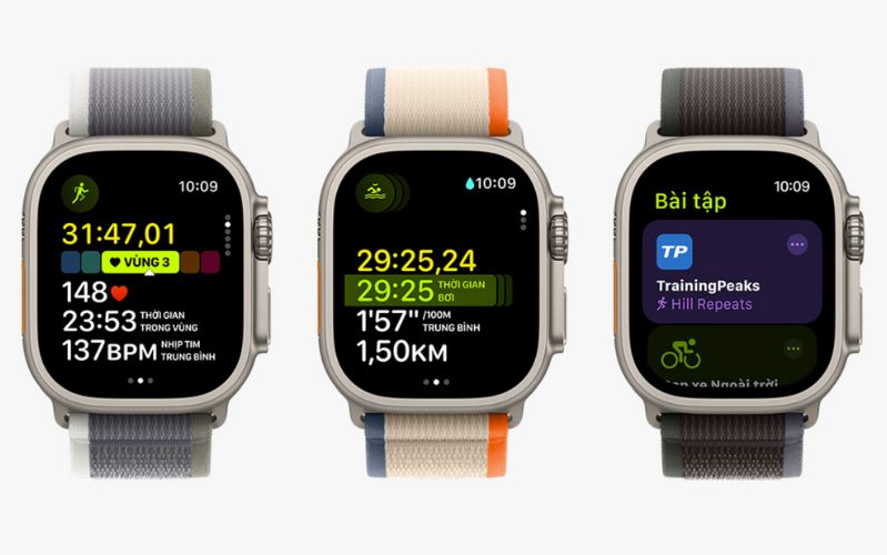 Apple Watch Ultra 2 - 49mm - LTE - mặt Titanium dây Alpine Theo dõi sức khỏe toàn diện