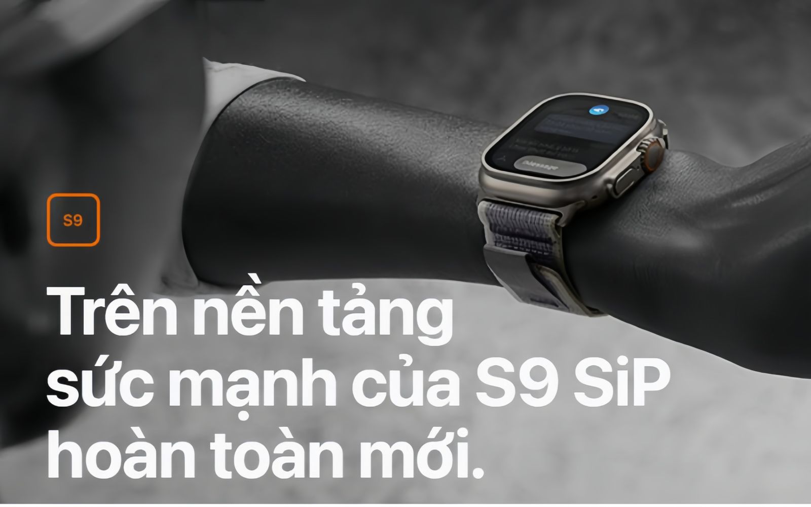 Apple Watch Ultra 2 - 49mm - LTE - mặt Titanium dây Alpine Hiệu suất mạnh mẽ với chip S9 SiP