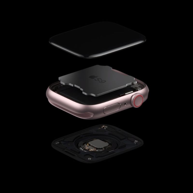 Apple Watch Series 9 - 41mm - LTE - mặt nhôm, dây cao su Apple Watch Series 9 trang bị con chip mạnh mẽ