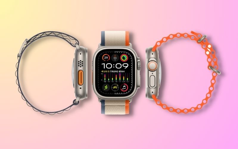 Apple Watch Ultra 2 Apple Watch Ultra 2 đa dạng về màu sắc và dây quấn