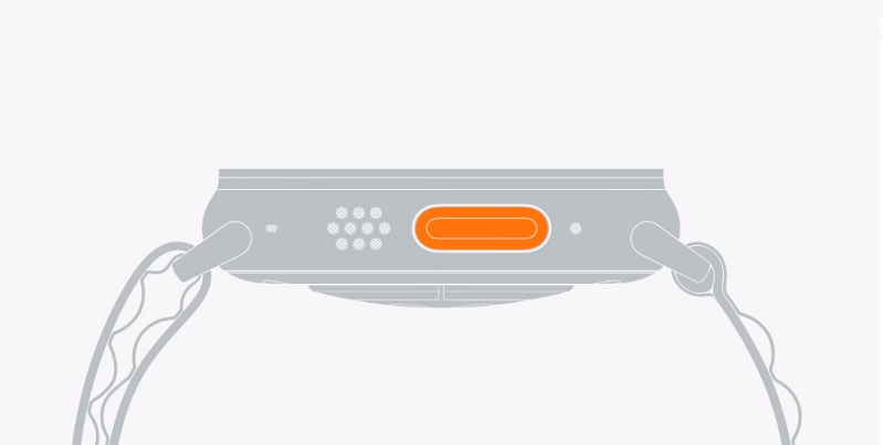 Apple Watch Ultra 2 Sản phẩm có 1 nút Tác Vụ màu cam