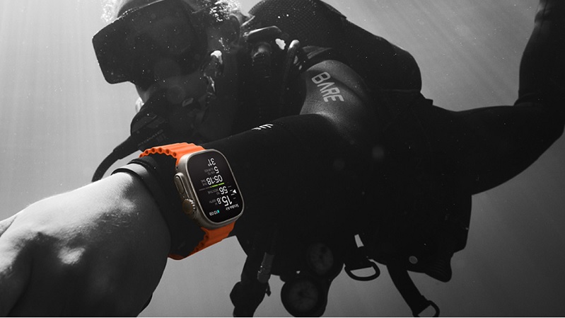 Apple Watch Ultra 2 Bạn có thể cập nhật các chỉ số trên Apple Watch Ultra 2 khi đang lặn