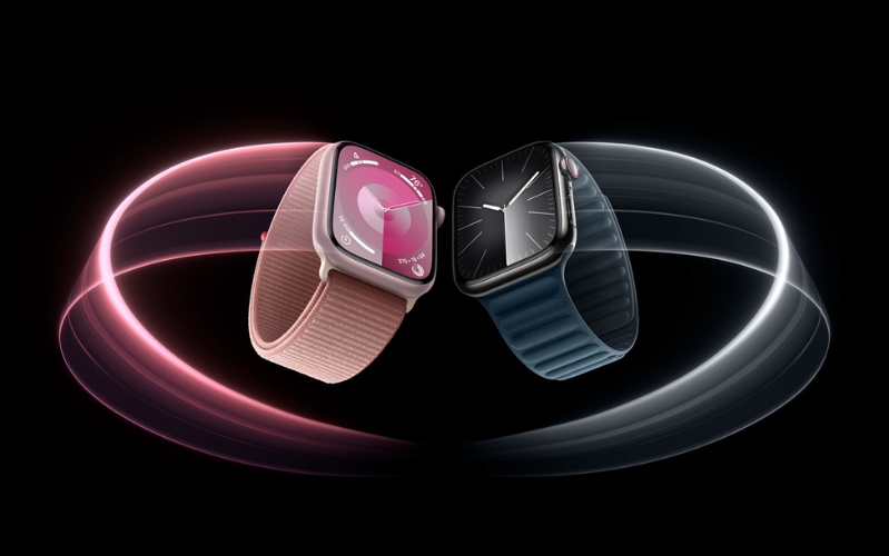 Apple Watch Series 9 - 41mm - LTE - Mặt Thép Không Gỉ, Dây Quấn Milan Apple Watch Series 9 với nhiều nâng cấp hiệu năng vượt trội