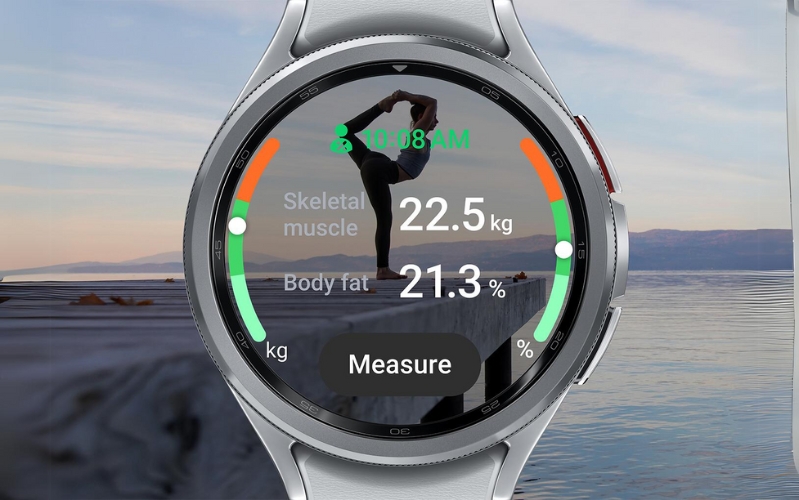 Galaxy6 Classic có khả năng đo lường chỉ số sức khỏe nhờ cảm biến BIA