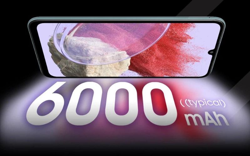 Pin khủng lên đến 6000 mAh