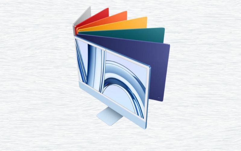 iMac M3 24 inch 4.5K 2023 8 CPU | 8 GPU | Chính hãng Apple Việt Nam Vỏ ngoài làm từ nhôm tái chế, nổi bật với màu sắc rực rỡ ở mặt sau