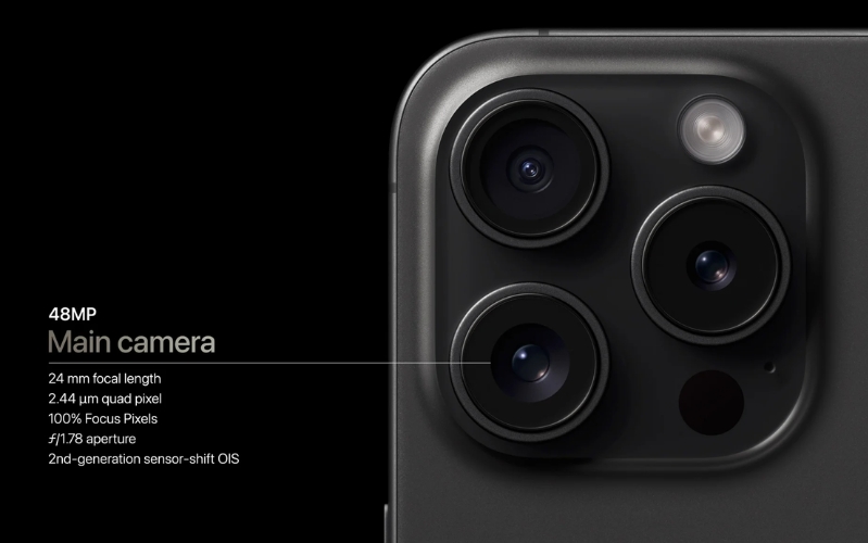 iPhone 15 Pro 1TB Cũ sở hữu công nghệ camera tối tân