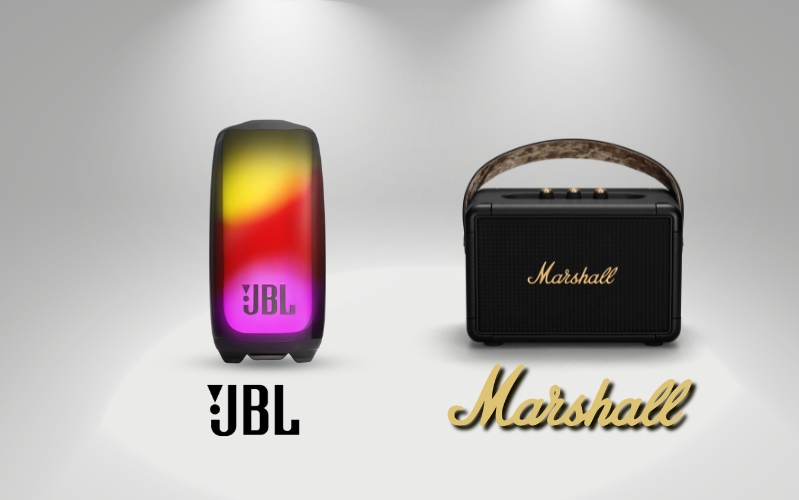 JBL Pulse 5 và Marshall Kilburn 2 đều là những chiếc loa tuyệt vời