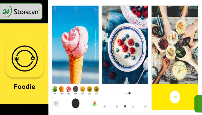 Camera Foodie - App chuyên chụp chỉnh ảnh đẹp cho người sành ăn