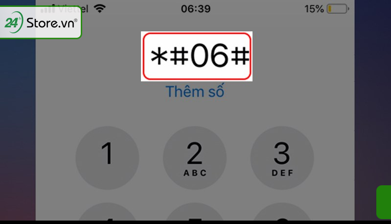 Kiểm tra IMEI bằng cú pháp cuộc gọi trên điện thoại