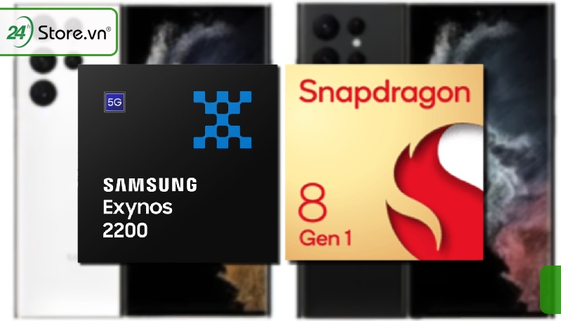 Sự khác biệt giữa chip Exynos 2200 và chip Snapdragon 8 Gen 2