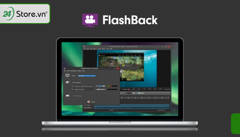 Flashback Express - hỗ trợ quay màn hình laptop hiệu quả