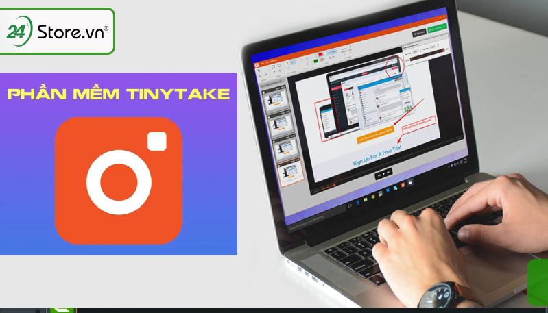 Phần mềm Tinytake giúp chia sẻ việc quay màn hình chất lượng 