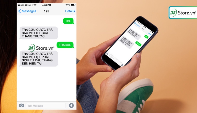 Kiểm tra tài khoản Viettel trả sau bằng tin nhắn SMS