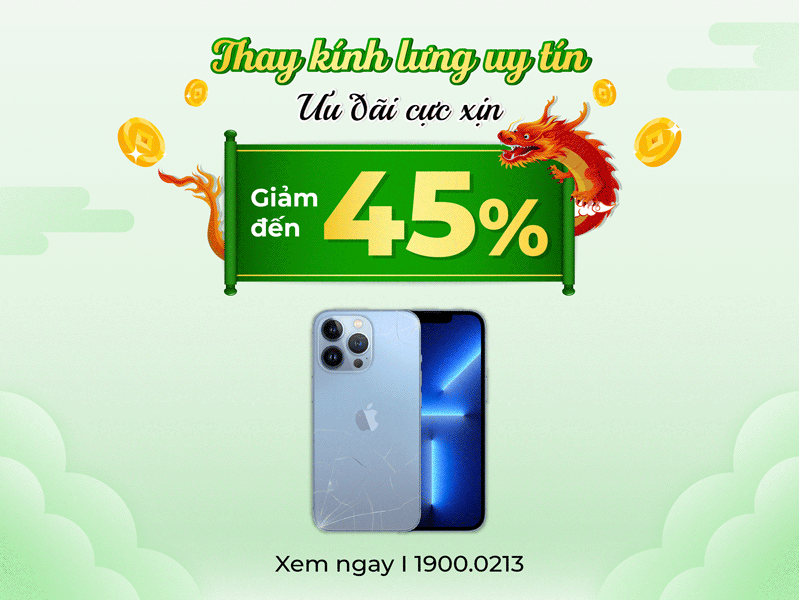 sửa chữa thay mặt lưng iphone