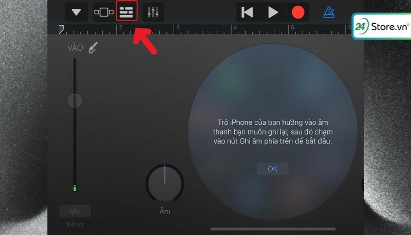 Cách tải nhạc chuông cho iPhone bằng GarageBand lựa chọn bài hát