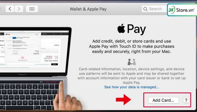 Apple pay là gì Thiết lập trên mac