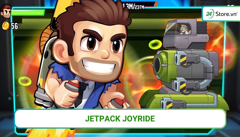 Jetpack Joyride top những trò chơi hay nhất trên iphone
