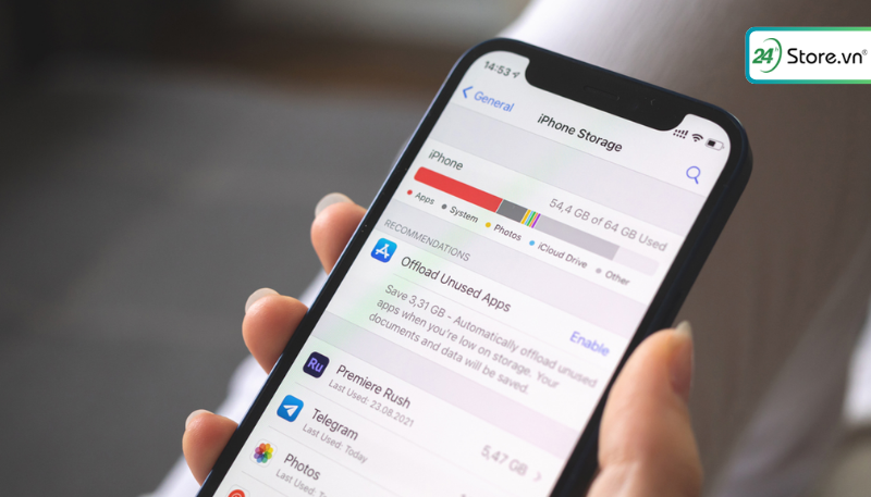iPhone bị lỗi đầy dung lượng bộ nhớ 