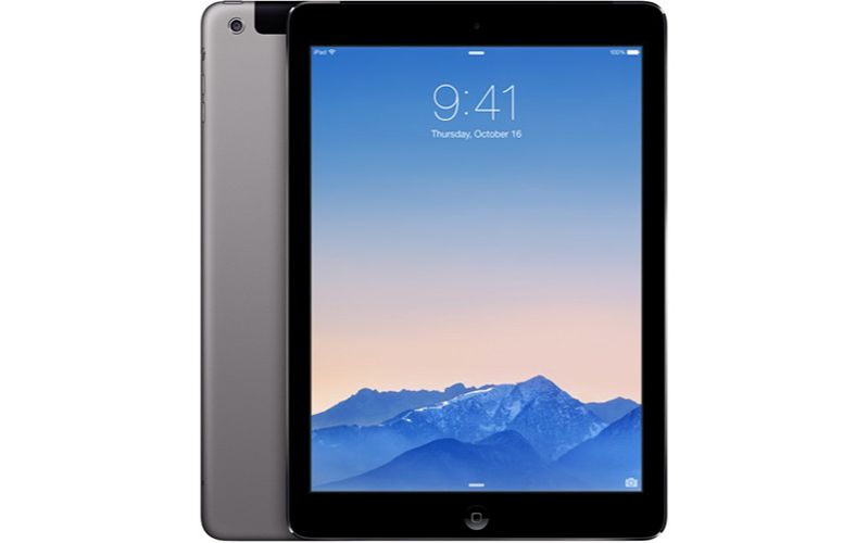  iPad Air 1 4G được làm từ vỏ nhôm nguyên khối không xa lạ gì với những tín đồ đam mê “nhà táo”, đường bo tròn mềm mại