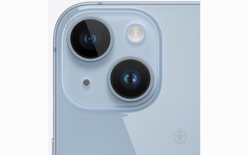 Thiết kế camera là cụm 2 camera xếp chéo nhau ở mặt sau Camera của iPhone 14 256GB cũ chính hãng chất lượng, chụp ảnh quay phim đậm chất điện ảnh.