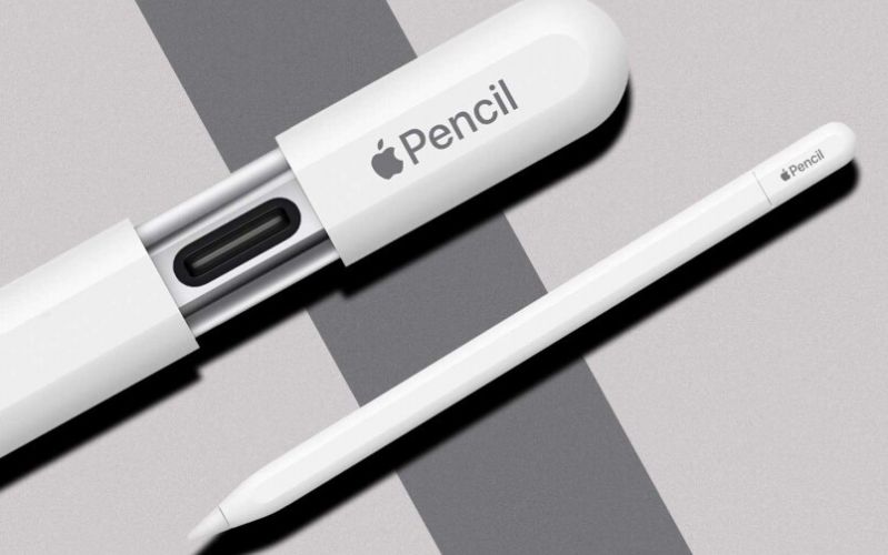 Apple Pencil 2023 USB-C có thiết kế giống với một cây bút chì với 3: phần đầu, thân và đuôi bút giúp cho các thao tác trở nên dễ dàng hơn bao giờ hết.