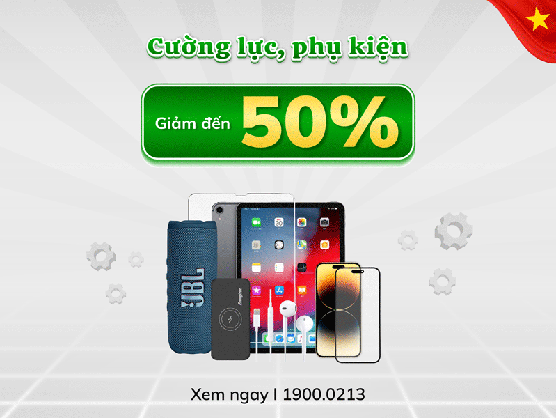sửa chữa Giảm đến 50% chi phí dán cường lực/phụ kiện