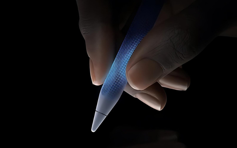 Apple Pencil Pro 2024 Bóp hoặc chạm để kích hoạt phản hồi cảm ứng