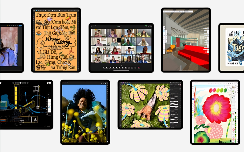 iPad Air 6 M2 2024 13 inch Wifi Tất cả các ứng dụng của iPad Air 6 M2 2024 13 inch Wifi