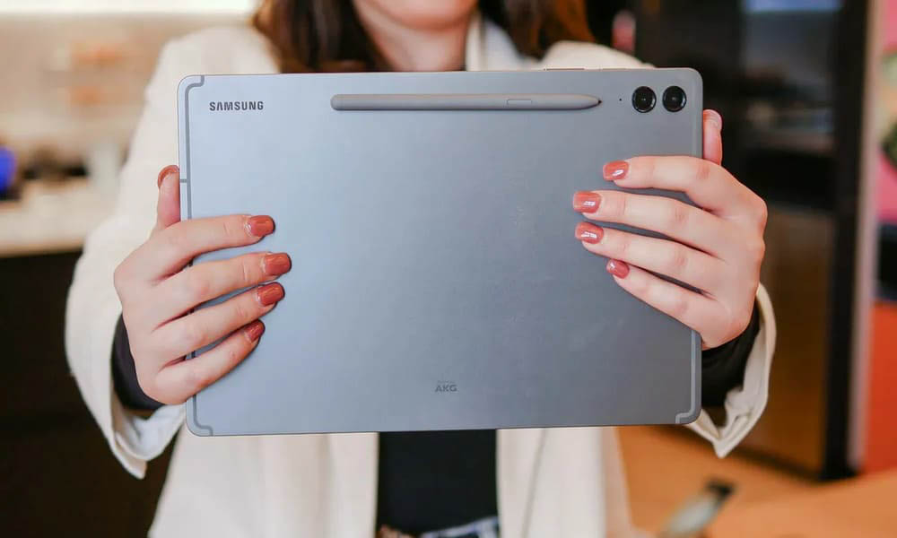 Samsung Galaxy Tab S9 FE WIFI Thiết kế và màu sắc của Samsung Galaxy Tab S9