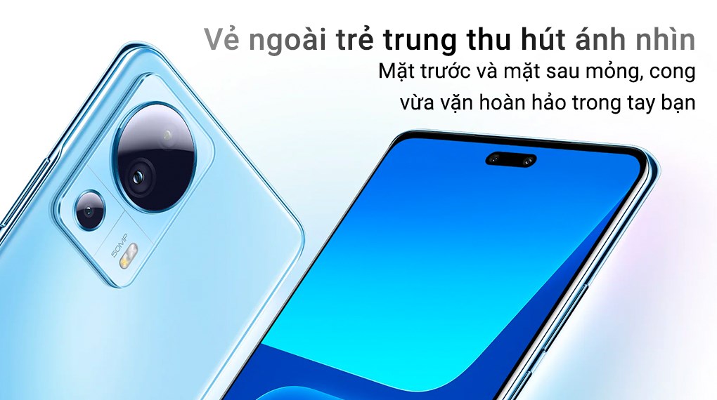 Xiaomi 13 Lite Cũ Thiết kế thu hút mọi ánh nhìn