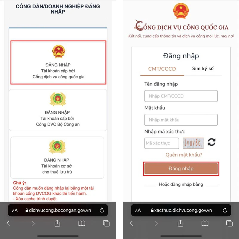 Cách đổi thẻ Căn cước