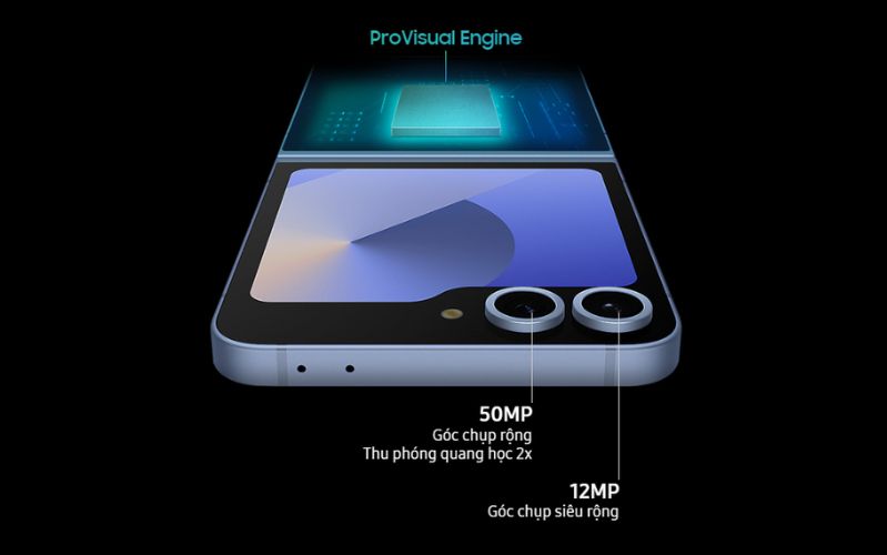 Samsung Galaxy Z Flip6 Chính Hãng Hệ thống camera của Samsung Galaxy Z Flip6