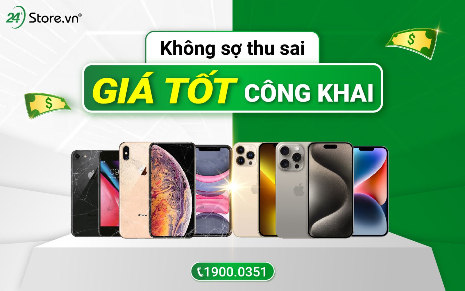 Các khoản giảm trừ vào giá dựa trên lỗi máy khi thu iPhone cũ